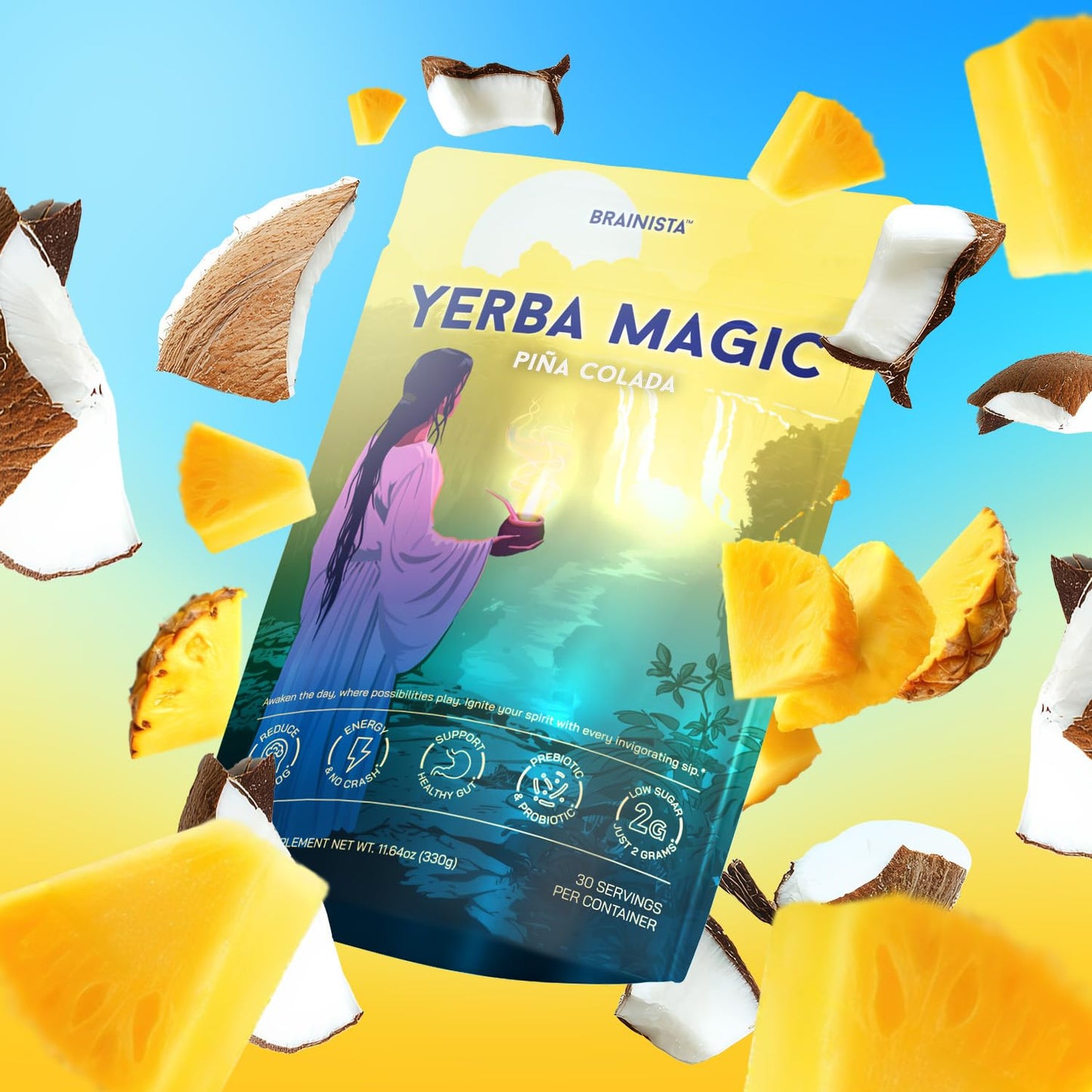 Yerba Magic | Yerba Mate Instant Tea Powder  | 30 Servings